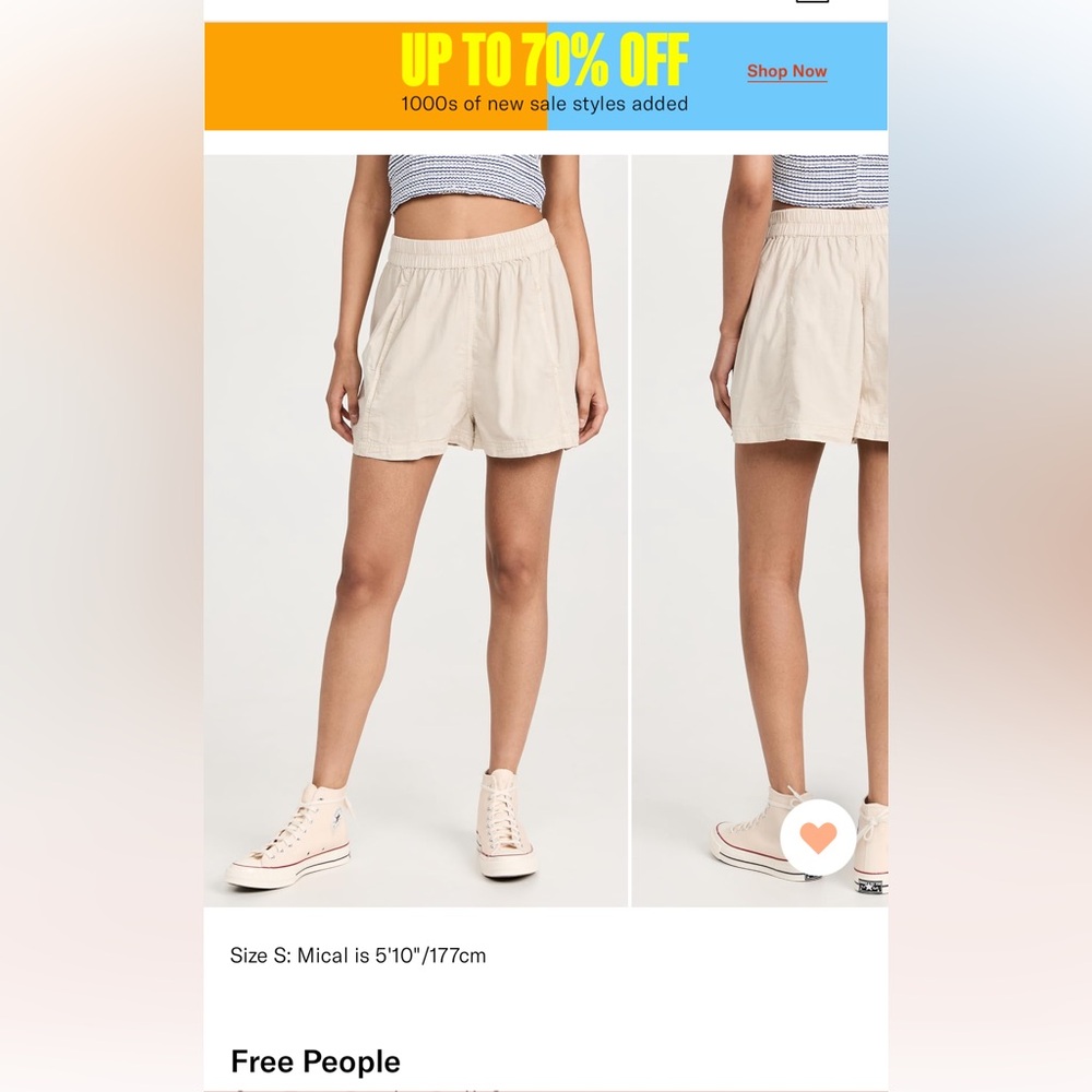NWT Free People shorts